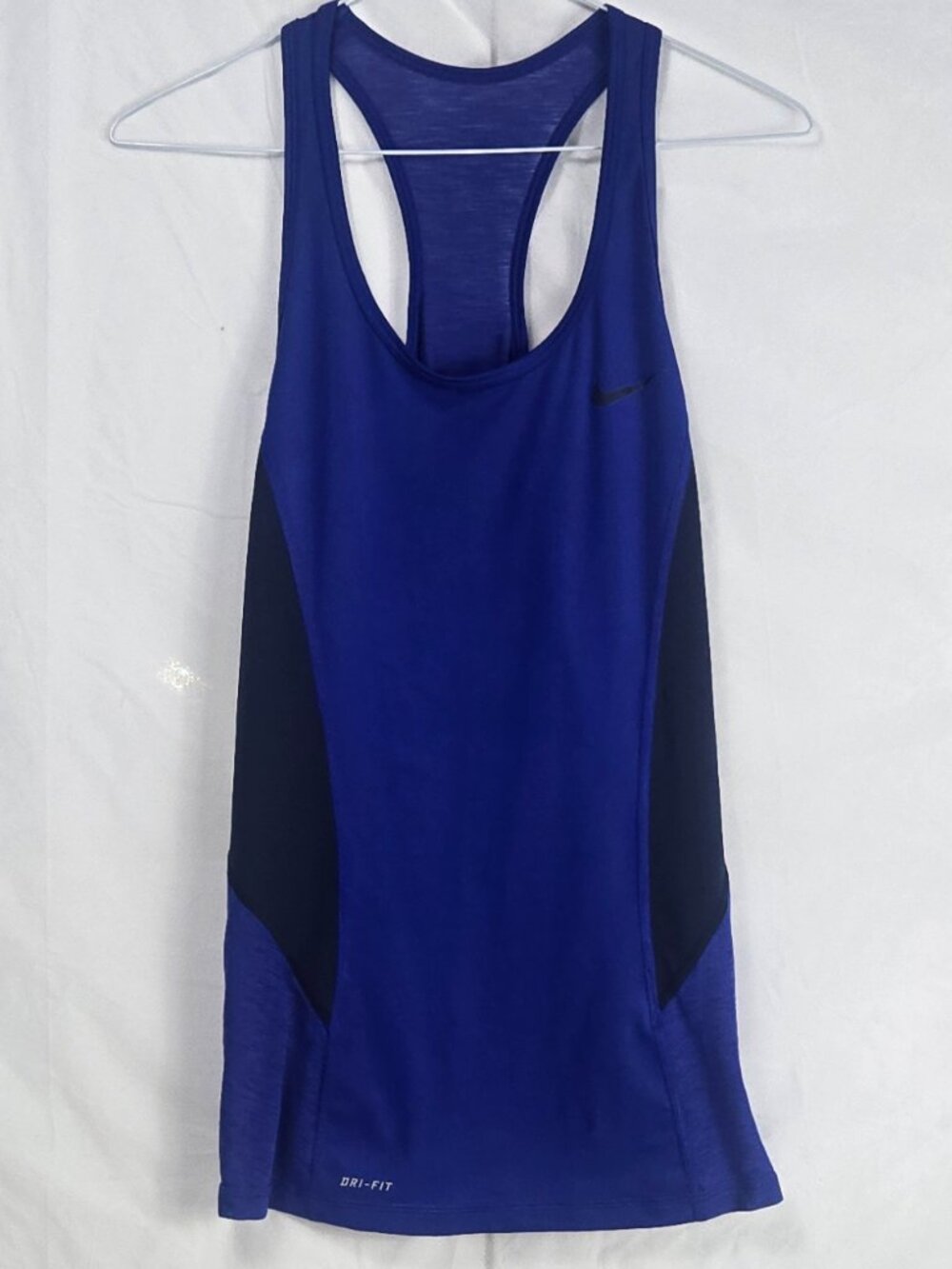 Nike Hypercool Pro Dri-FIT Tank Top Women’s Medium Blue-Black Racerback Athletic